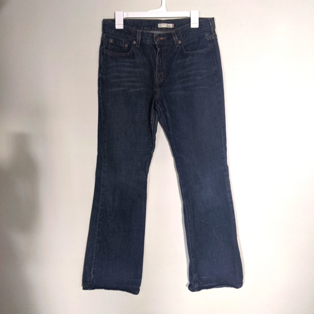 Levis 515 Dark Wash Boot Cut Jeans High Rise Size 10